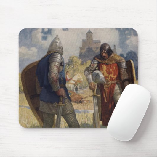 Sir Launcelot du Lake, Ritter des Runden Tisches Mousepad (Mit Mouse)