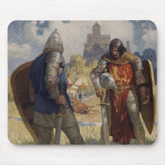 Sir Launcelot du Lake, Ritter des Runden Tisches Mousepad (Vorne)