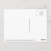 Sir Launcelot in der Königskammer Dante Rossetti Postkarte (Rückseite)