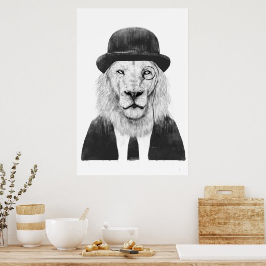 Sir lion poster (Küche)