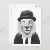 Sir lion postkarte (Vorne/Hinten)