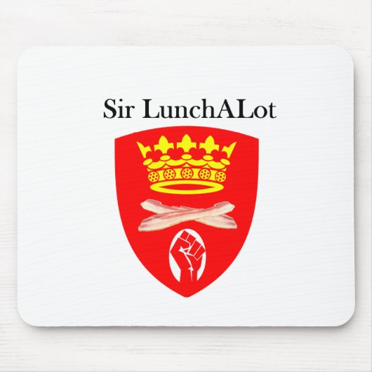 Sir LunchALot Mousepad (Vorne)