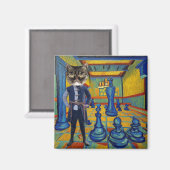 Sir Meowarc Magnet (Vorderseite/Rückseite)