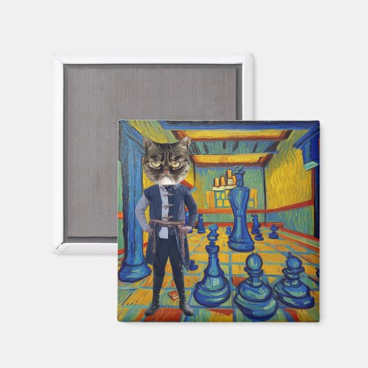 Sir Meowarc Magnet (Vorderseite/Rückseite)