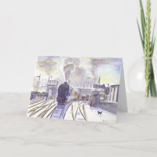 Sir Nigel Gresley Weihnachtskarte Feiertagskarte