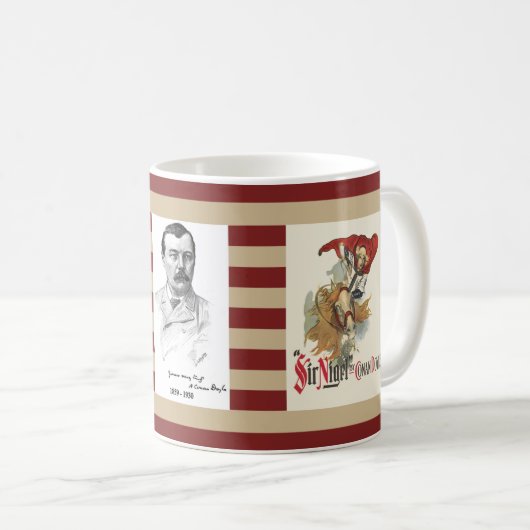 Sir Nigel von Sir Arthur Conan Doyle ~ Edinburgh ~ Kaffeetasse (VorderseiteRechts)