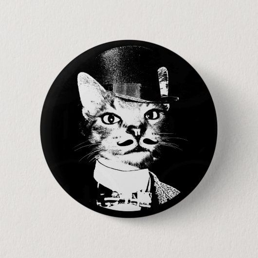 Sir Oswin Cat Button (Vorderseite)