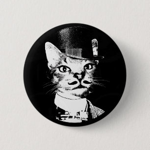 Sir Oswin Cat Knopf Button
