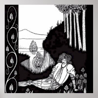 "Sir Palamede the Saracen" von Aubrey Beardsley