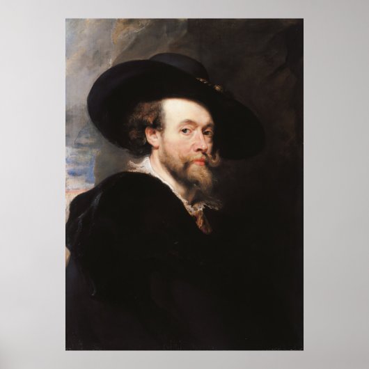 Sir Peter Paul Rubens | Portrait des Künstlers Poster (Vorne)