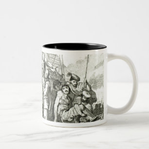 Sir Philip Sidney Kindness zu einem Soldaten, 1815 Zweifarbige Tasse