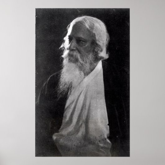 Sir Rabindranath Tagore Poster (Vorne)