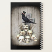 Sir Raven Skully Gothic Planner Planer (Rückseite)