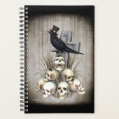 Sir Raven Skully Gothic Planner Planer (Vorderseite)