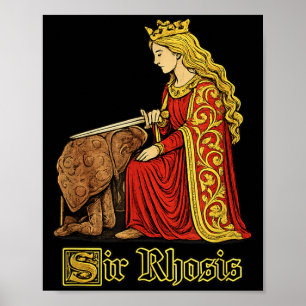 Sir Rhosis Lustiger Gen Z Brainrot Meme Derber Hum Poster