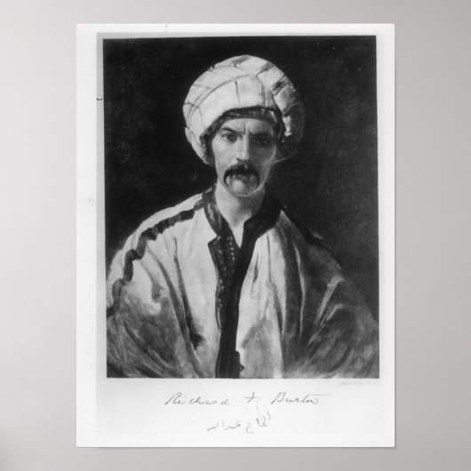 Sir Richard Burton Poster (Vorne)