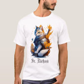 Sir Richard Cat Ritter cooler Männer T-Shirt (Vorderseite)