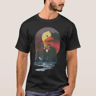Sir Rubber Ducky Ente Süße Hühner Enten Kunst T-Shirt