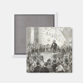 Sir Samuel Baker Magnet (Vorderseite/Rückseite)