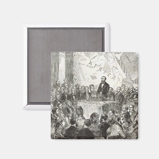 Sir Samuel Baker Magnet (Vorderseite/Rückseite)