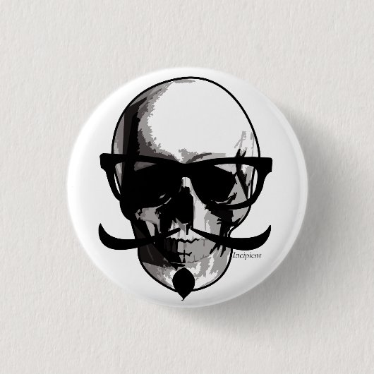 Sir Skull Button (Vorderseite)