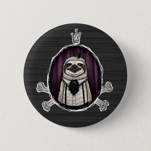 _sir slothington button (Vorderseite)