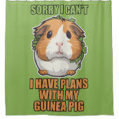 Sir Squeaks-a-Lot, Esquire Duschvorhang (Vorderseite)