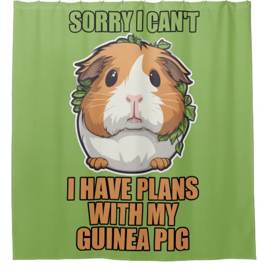 Sir Squeaks-a-Lot, Esquire Duschvorhang (Vorderseite)