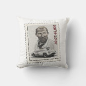 Sir Stirling Moss Stamp Kissen (Vorderseite)