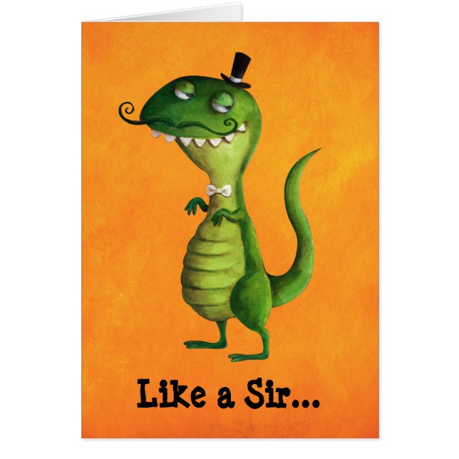 Sir T-rex mit den Schnurrbärten (Vorne)