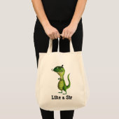 Sir T-rex mit den Schnurrbärten Tragetasche (Vorderseite (Produkt))