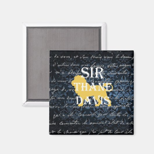 Sir Thane Davis Magnet (Vorderseite/Rückseite)