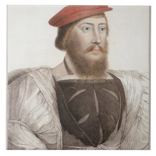 Sir Thomas Boleyn (1477-1539) graviert durch Fliese (Vorderseite)
