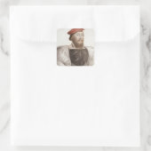 Sir Thomas Boleyn (1477-1539), graviert durch Fran Quadratischer Aufkleber (Tasche)