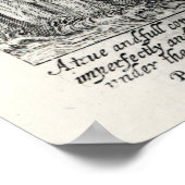 Sir Thomas Browne, 1645 Poster (Ecke)