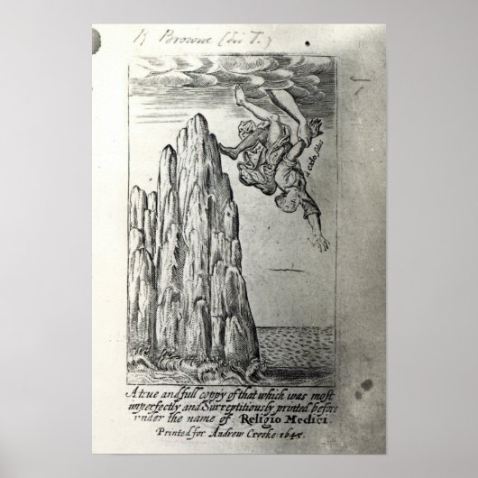 Sir Thomas Browne, 1645 Poster (Vorne)