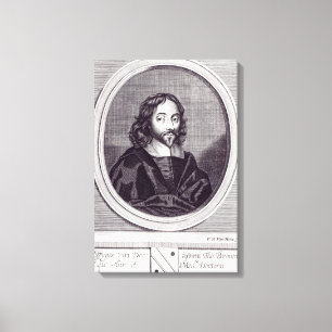 Sir Thomas Browne, graviert von Frederick Leinwanddruck