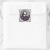 Sir Thomas Browne , graviert von Frederick Quadratischer Aufkleber (Tasche)