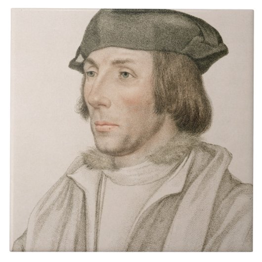 Sir Thomas Elyot (c.1490-1546) graviert von Fliese (Vorderseite)