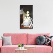 Sir Thomas Lawrence - Königin Charlotte (Portrait) Leinwanddruck (Insitu (Wohnzimmer))