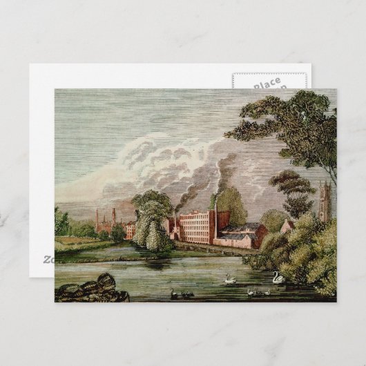 Sir Thomas Lombes Silk Mill, Derby Postkarte (Vorne/Hinten)