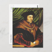 Sir Thomas More Postkarte (Vorne/Hinten)