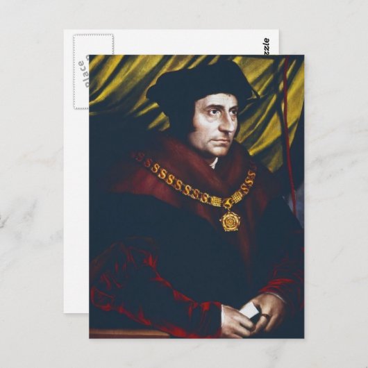Sir Thomas More Postkarte (Vorne/Hinten)
