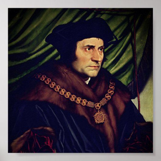 Sir Thomas More - von Hans Holbein, dem Jüngeren Poster (Vorne)
