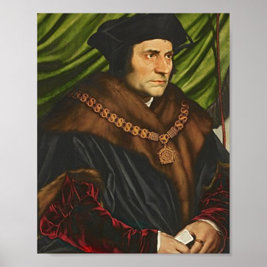 Sir Thomas More von Hans Holbein The Young Poster (Vorne)