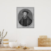 Sir Thomas Smyth, Gravur von John Goldar, 1785 Poster (Küche)