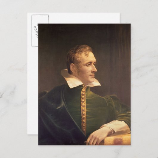 Sir Thomas Stamford Raffles Postkarte (Vorne/Hinten)