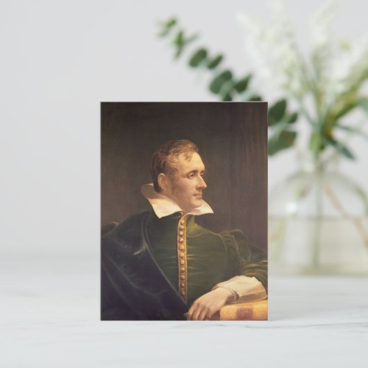 Sir Thomas Stamford Raffles Postkarte (Stehend Vorderseite)