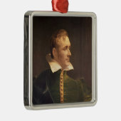 Sir Thomas Stamford Raffles Silbernes Ornament (Rechts)