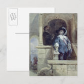 Sir Thomas Wentworth und John Postkarte (Vorne/Hinten)